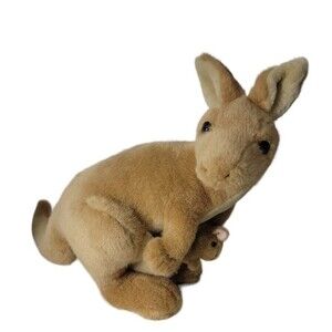 Dakin Kangaroo with Joey plush stuffed animal